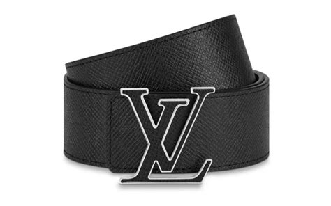 lv riem zwart dames|LV Initials 40mm Reversible Belt .